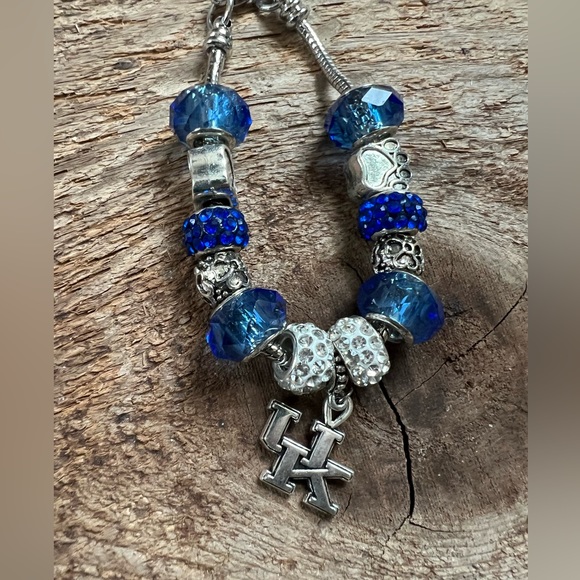 Kentucky bracelet, Kentucky wildcats bracelet, UK charm bracelet, Kentucky cats - Picture 3 of 4